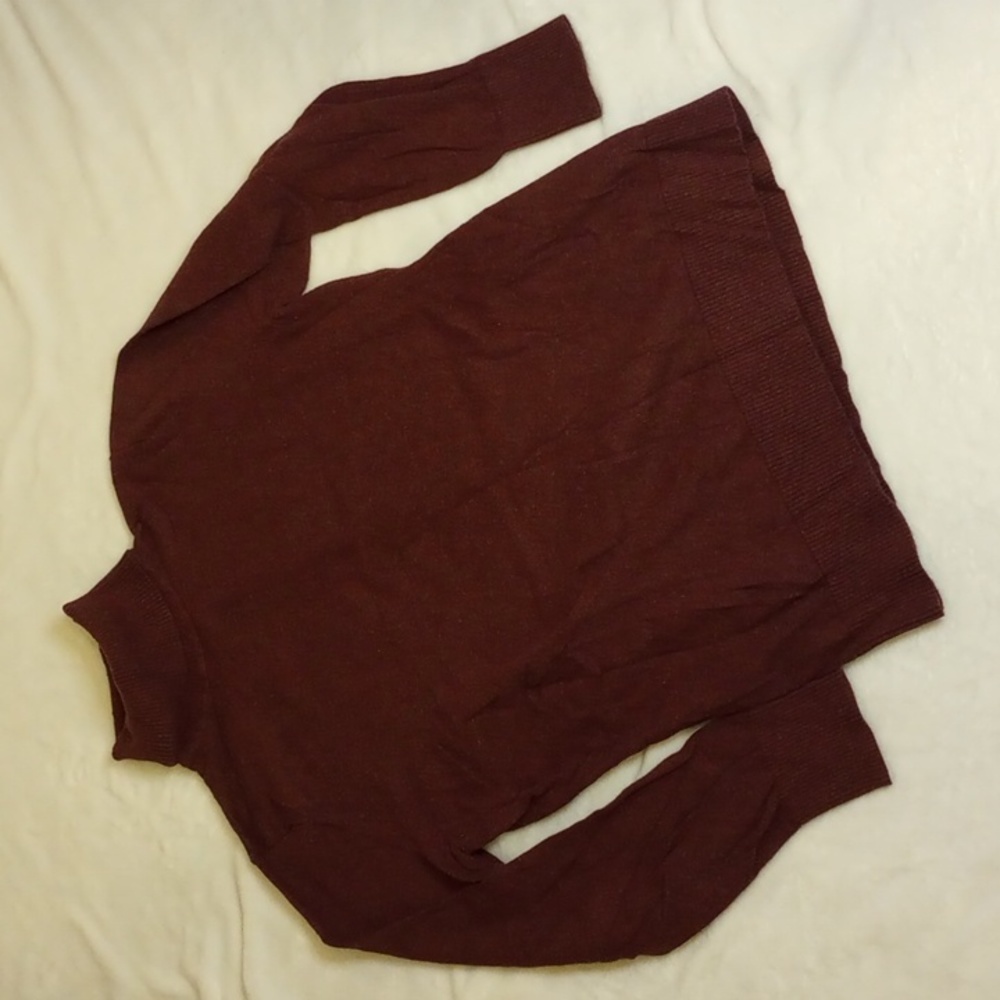 L.L. Bean | Purple Turtleneck Sweater